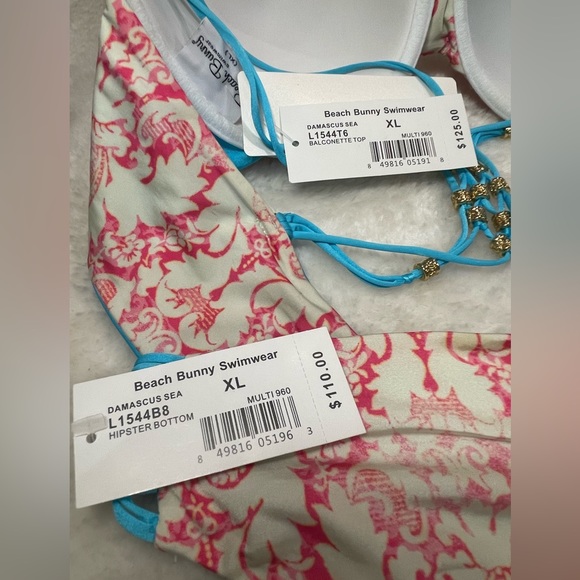 SOLD on POSH Canada 🇨🇦 xoxoxo NWT beach bunny bikini Damascus Sea 🌊 XL set - Picture 15 of 16